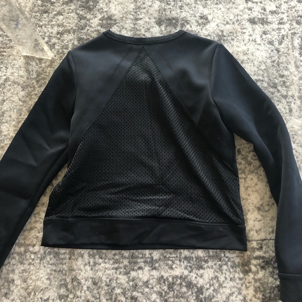 Fabletics Rory Neoprene Mesh Back Sweater, Nwot - image 4